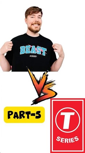 MrBeast vs T-Series Subscribers Race (2020-2021) ‪@MrBeast‬ ‪@tseries‬ #ytshorts