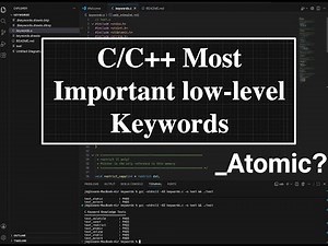 Firmware Engineer Fundamentals | C/C++ Keywords