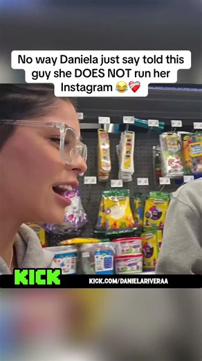 No way Daniela just say told this guy she DOES NOT run her Instagram 😂❤️‍🩹#daniela #fyp