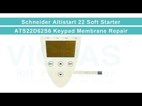 Schneider Altistart 22 Soft Starter ATS22D62S6 Membrane Keyboard Replacement