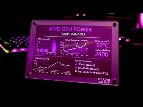 Unlock Full AMD GPU Power on Linux with VAAPI Manager.