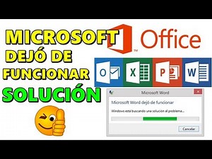 MICROSOFT WORD, EXCEL DEJÓ DE FUNCIONAR [ Solución Final ] 2019