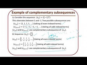 Lecture 11: Sub-sequences