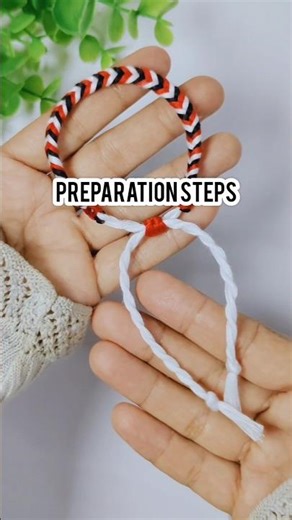 klik link 👆 for full tutorial. preparation how to make thread bracelet #threadbracelet