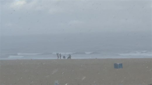 Powerful brief storm | Belmar Beach NJ
