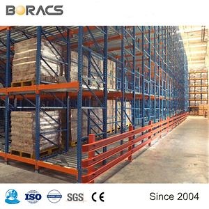 [Hot Item] High Efficient OEM Industrial Warehouse Rolling Storage Shelves Fifo Rack Gravity Shelving Pallet Flow Racking