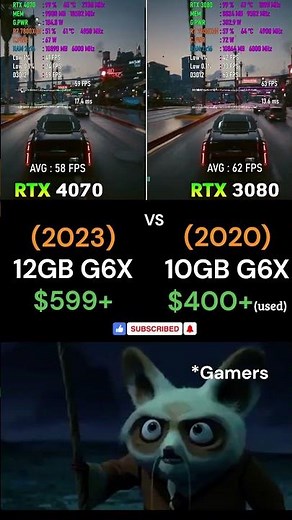 RTX 3080 vs RTX 4070 – Old Beast vs New Gen! ⚔️💻 #shorts