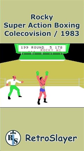 Rocky Super Action Boxing Gameplay Colecovision