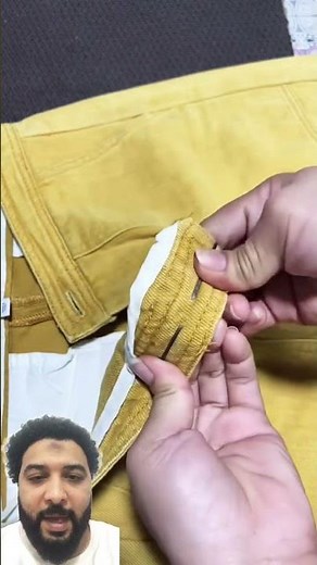 A nice way to button up pants