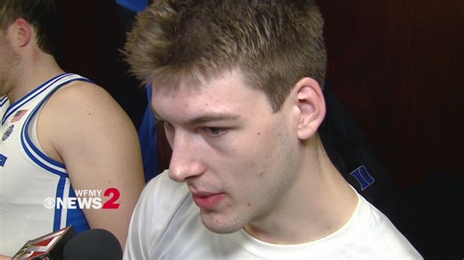 Postgame Interview with Duke's Kyle Filipowski after win over Pitt
