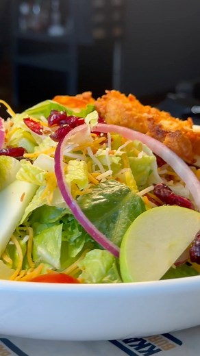 2.3K views · 31 reactions | The new fall menu is here! Sweet meets savory in the most delicious way 綾 Try our new chicken bacon apple salad today! | KKatie's Burger Bar | Facebook