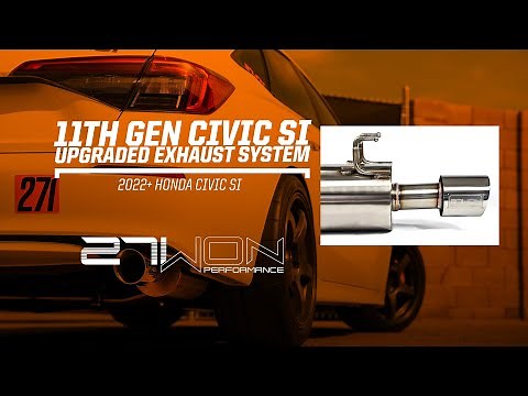 2022 Honda Civic Si Exhaust System (11th gen) 27WON Performance