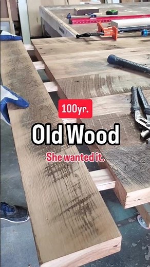 Reclaimed Wood Table Build