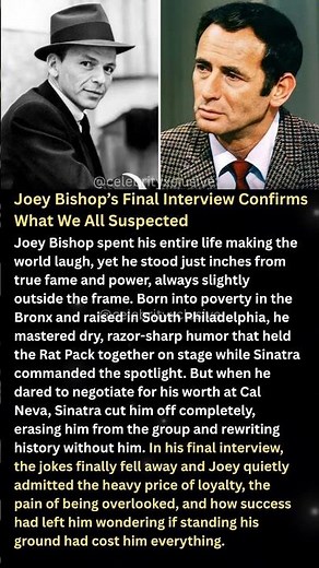 Joey Bishop’s Final Interview Confirms What We All Suspected #shorts