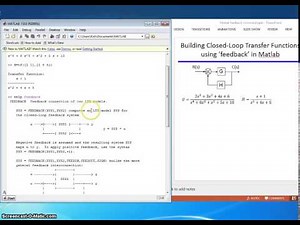 Matlab feedback command