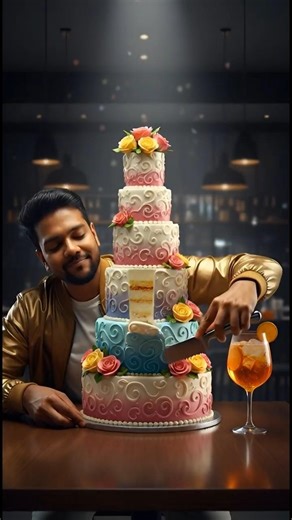 Epic Cake Mukbang Feast! 🍰😋 Devouring Layers in One Go #Mukbang #ASMR