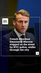 French President Emmanuel Macron called President Trump on Monday over blocked streets in New York City, and eventually had to walk for half an hour through the city to get to his destination. Macron and other French officials were trying to cross the street but were told the area was closed off due to the VIP motorcade passing by. Macron told the police officers that he had 10 people with him and was looking to go to the French Embassy. The French president was at the United Nations, where he f