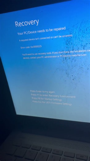 My Computer Is Stuck On The Recovery Screen