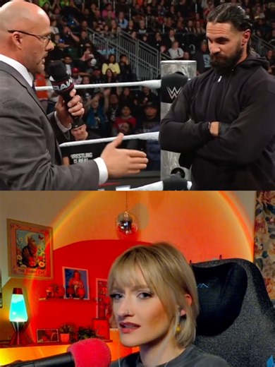 ADAM PEARCE GENERAL MANAGER OF MONDAY NIGHT RAW GIVES SETH ROLLINS A PIECE OF HIS MIND #prowrestling #mondaynightraw #fridaynightsmackdown #wweraw #wwesmackdown
