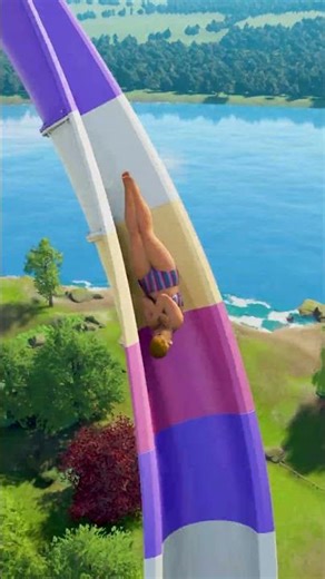 🌴 Is This Water Park Design Too Good? 😳💦 | Planet Coaster 2 #aquapark #waterslide #waterpark