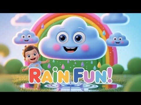 Rainy Day Fun! 🌧️💦 | Kids Splash Song | Learn Weather for Kids