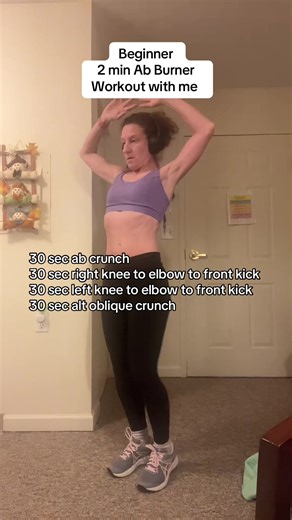 2-Minute Beginner-Friendly Ab Workout