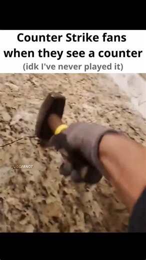 juggerNOT on Instagram: "This goofy ahh meme plays on the word “Counter Strike,” but instead of gaming, it shows... well, watch it to know. Perfect mix of gaming humor and wordplay, poking fun at how gamers interpret things differently. If you love Counter Strike memes, gaming puns, or funny wordplay jokes, this one will hit just right. Follow if you found this funny!"