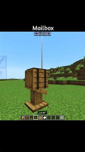 Minecraft Mailbox Tutorial 📬 #gamerfleet