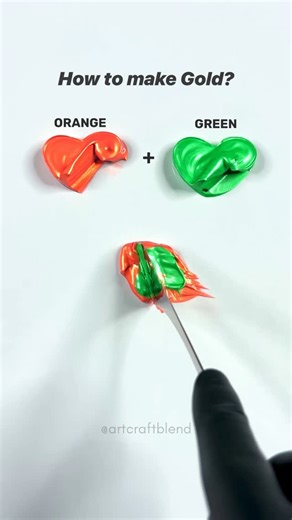 Art Craft Blend on Instagram: "Creating Champagne and Gold Colors! . . . . . . . #colors #colormixing #art #artvideo #color #mixing #palette #asmr #asmrsound #satisfying #satisfyingvideo #artcraftblend"