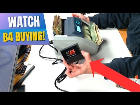 Trying out This New Money Counting Machine for Cash