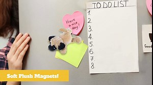 DolliBu Pug Dog Plush Refrigerator Magnet – Fluffy Dog Stuffed Plush Magnet, Cute Pet Animal Magnet for Kitchen Fridge and Locker, Home Decor and Office Decorative Novelty Accessory - 4.25 Inch