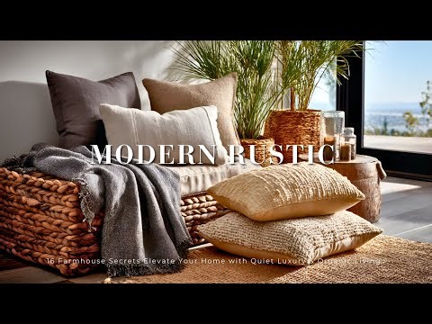 16 Modern Rustic Tropical Farmhouse Secrets | Elevate Your Home with Quiet Luxury & Organic Living