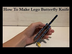 How to make a Lego butterfly knife in 1 minute