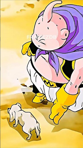 The day a puppy CHANGED Majin Buu! 🥺🐶 #dragonball #anime #animeedit