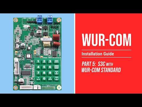 WUR-COM Installation | Part 5 - S3C with WUR-COM Standard