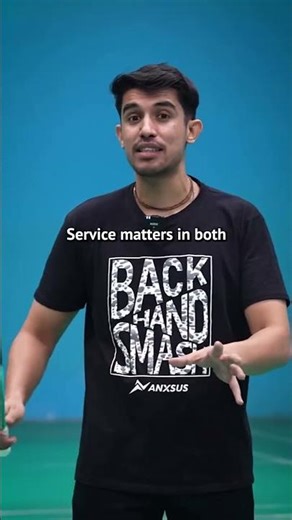 how to do service in badminton