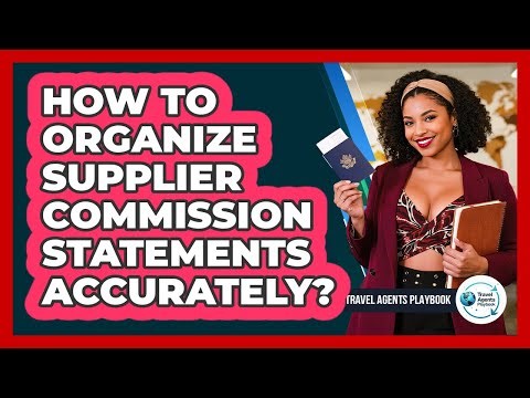 How to Organize Supplier Commission Statements Accurately?