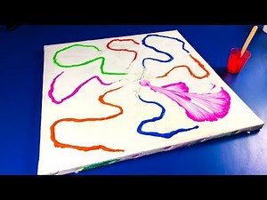 A Gorgeous Flower - Acrylic String Pull Colorful Petals