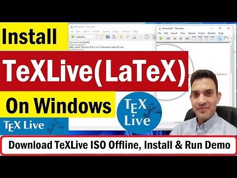How to Download and Install TeXLive (LaTeX) in Windows | How To Download TexLive in Windows |TexLive