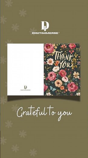 Digital Thank You Poetry Greeting Card – Unfading Acceptance