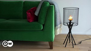 DIY: Wire mesh lamps