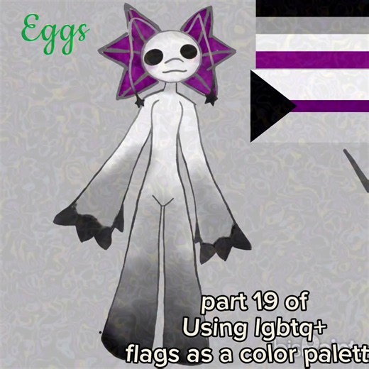 part 19 of coloring with lgbtq+ flags : Ace and demi #art #freetobeme #allgenders #lgbt