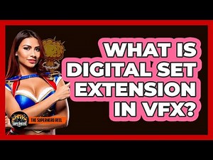 What is digital set extension in VFX?