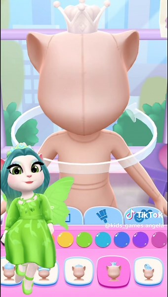 My talking Angela 2 new update #newdress #newaccessories #talkingangela2 #mytalkingangela2 #peri