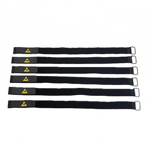 [Hot Item] Reusable Black Nylon Hook Loop Strap ESD Tie for Jedec Tray Binding