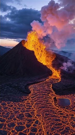 Incredible volcano Eruption Time-lapse 🌋 | 4k