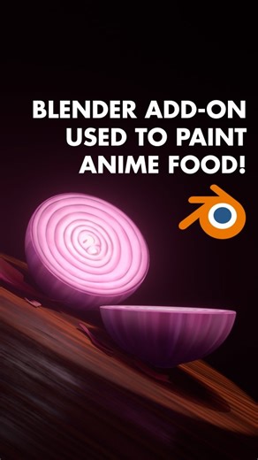 Tyler Friedel on Instagram: "#Inktober Day 27 - #Onion Texture painting anime food is fun, so I wanted to make a little video showing off a few tips I learned that would have saved me a bit of headache starting out 💙 Get Ucupaint here: https://extensions.blender.org/add-ons/ucupaint/ #blender #blender3d #3d #3dgraphics #texturepaint #anime #animefood #tutorial #ucupaint"