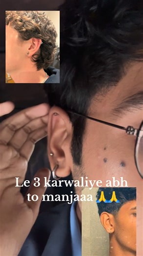 debo✭ on Instagram: "🥹🥹 (left ear piercing men) #piercing #trend #fyp"