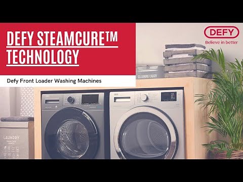#SteamCure Technology Front Loader Washing Machine Range | Defy