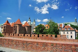Warsaw Old Town in Warsaw, Poland